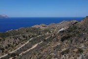 Kokkino Chorio Kreta, Kokkino Chorio: Ruhiges Hanggrundstück mit ewigem Meerblick zu verkaufen Grundstück kaufen